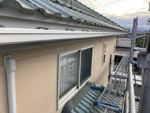 富山市の雨樋交換工事　雪害による軒樋の歪みは「火災保険」が適用され全て新品交換できました！