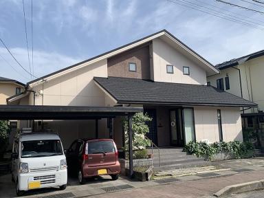 富山市の外壁塗装・屋根カバー工事 超耐久ハイブリッド屋根材施工で大雪でも安心!