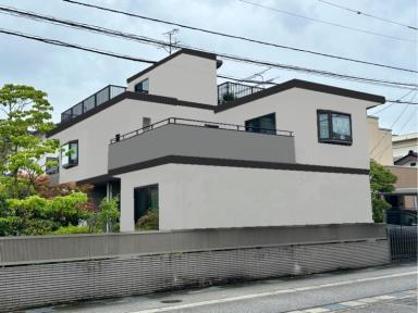 工事前の外壁イメージシミュレーションは任せてください( ◠‿◠ ) ♩