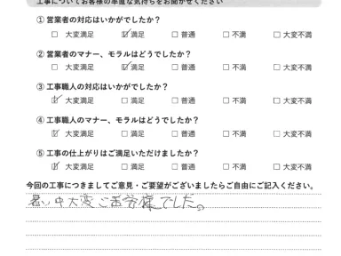 大変いい出来上がりでした！