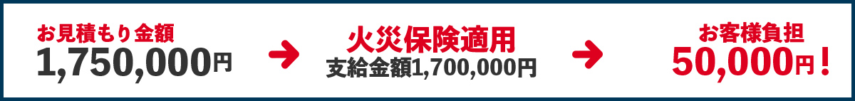 お客様負担50,000円!